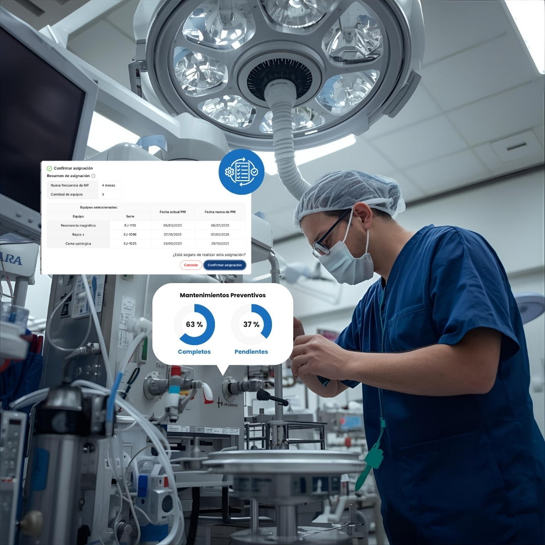 Automatización eficiente de mantenimiento biomédico, Software de mantenimiento